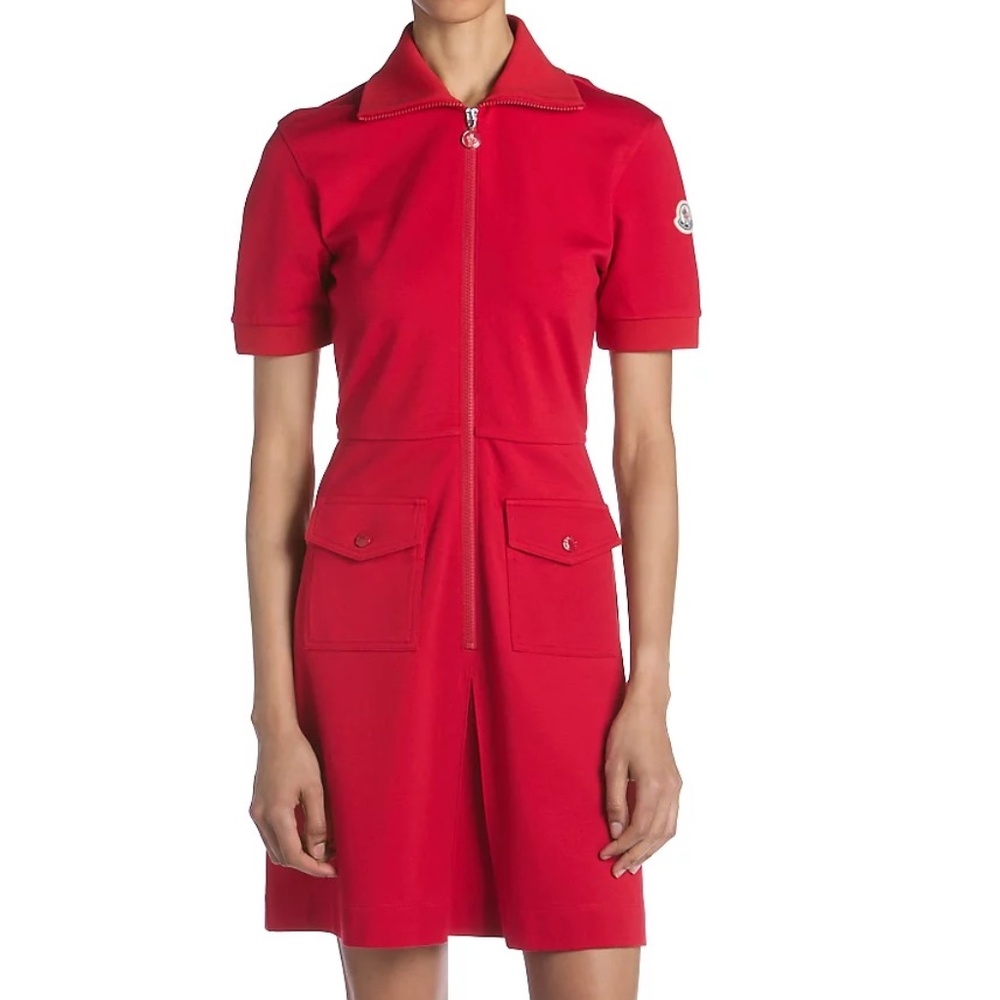Moncler Punto Milano Zip Front Dress